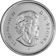 5 Cents - Elizabeth II 4th portrait obverse image