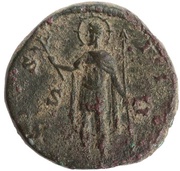 Sestertius - Antoninus Pius COS IIII S C, Rome, 145-161 reverse image