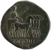 Sestertius - Antoninus Pius COS IIII S C, Rome, 145-161 reverse image