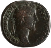 Sestertius - Antoninus Pius COS IIII S C obverse image