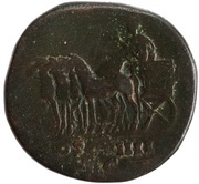 Sestertius - Antoninus Pius COS IIII S C, Rome, 145-161 reverse image