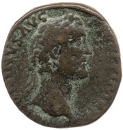 Sestertius - Antoninus Pius FORTVNA OBSEQVENS COS IIII S C; Fortuna obverse image