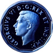 5 Cents In the name of George VI; Victory; Silver obverse image