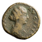 Sestertius - Faustina the Younger AVGVSTI PII FIL S C; Venus and Victory obverse image