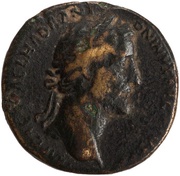 Sestertius - Antoninus Pius TR POT XIIII COS IIII ANNONA AVG S C; Annona obverse image