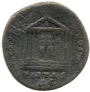 Sestertius - Antoninus Pius TR POT XIIII COS IIII PIETAS S C, Rome, 150-151 reverse image