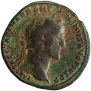 Sestertius - Antoninus Pius TR POT XV COS IIII S C; Annona obverse image
