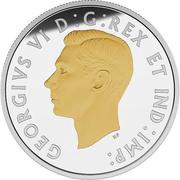 5 Cents In the name of George VI; Victory Nickel obverse image