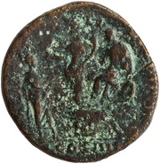 Sestertius - Antoninus Pius LIBERALITAS VII COS IIII S C, Rome, 153-154 reverse image