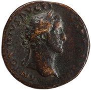 Sestertius - Antoninus Pius LIBERTAS COS IIII S C; Libertas obverse image
