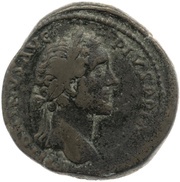 Sestertius - Antoninus Pius TR POT XIX COS IIII S C; Indulgentia obverse image