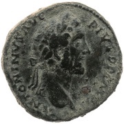 Sestertius - Antoninus Pius TR POT XIX COS IIII S C obverse image