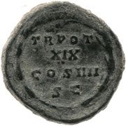 Sestertius - Antoninus Pius TR POT XIX COS IIII S C, Rome, 155-156 reverse image