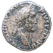 Sestertius - Antoninus Pius TR POT XX COS IIII S C; Jupiter obverse image