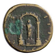 Sestertius - Antoninus Pius COS IIII S C, Rome, 157-158 reverse image
