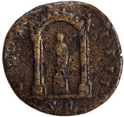 Sestertius - Antoninus Pius COS IIII S C, Rome, 158-159 reverse image