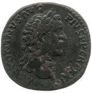 Sestertius - Antoninus Pius FELICITATI AVG COS IIII S C; Felicitas obverse image