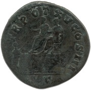 Sestertius - Marcus Aurelius and Lucius Verus TR POT XV COS III S C, Rome, 161 reverse image