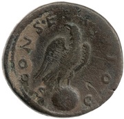 Sestertius - Antoninus Pius Divus CONSECRATIO S C, Rome, 161 reverse image
