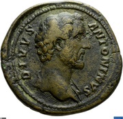 Sestertius - Antoninus Pius Divus CONSECRATIO S C obverse image
