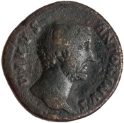 Sestertius - Antoninus Pius Divus CONSECRATIO S C obverse image