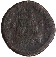 Sestertius - Antoninus Pius Divus CONSECRATIO S C, Rome, 161 reverse image