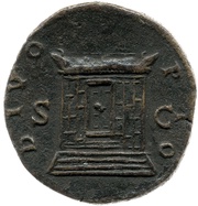 Sestertius - Antoninus Pius Divus DIVO PIO S C, Rome, 161 reverse image