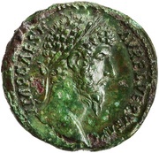 Sestertius - Lucius Verus and Marcus Aurelius CONCORD AVGVSTOR TR P COS II S C obverse image