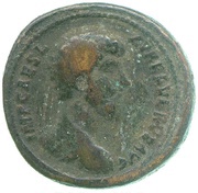 Sestertius - Lucius Verus and Marcus Aurelius CONCORD AVGVSTOR TR P COS II S C obverse image