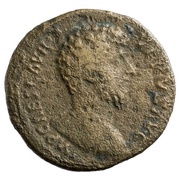Sestertius - Lucius Verus TR POT II COS II S C FORT RED; Fortuna obverse image