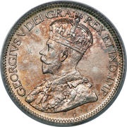 10 Cents - George V obverse image