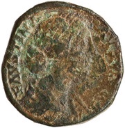 Sestertius - Faustina the Younger VENVS FELIX S C; Venus and Victory obverse image