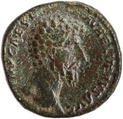 Sestertius - Lucius Verus FORT RED TR POT III COS II S C; Fortuna obverse image