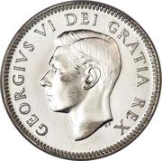 10 Cents - George VI w/o IND:IMP: obverse image