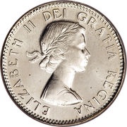 10 Cents - Elizabeth II 1st portrait obverse image