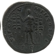 Sestertius - Lucius Verus TR POT V IMP II COS II S C, Rome, 164-165 reverse image