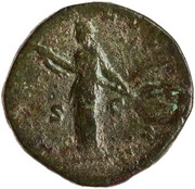 Sestertius - Lucilla DIANA LVCIFERA S C; Diana, Rome, 164-169 reverse image