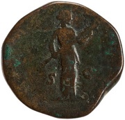Sestertius - Lucilla DIANA LVCIFERA S C; Diana, Rome, 164-169 reverse image