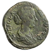 Sestertius - Lucilla FECVNDITAS S C; Fecunditas obverse image