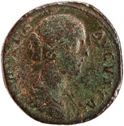 Sestertius - Lucilla FECVNDITAS S C; Fecunditas obverse image