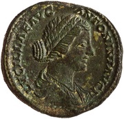 Sestertius - Lucilla HILARITAS S C; Hilaritas obverse image