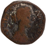 Sestertius - Lucilla PIETAS S C; Pietas obverse image