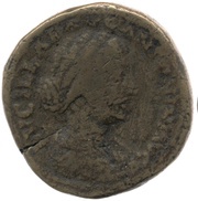 Sestertius - Lucilla VENERI GENETRICI S C; Venus obverse image