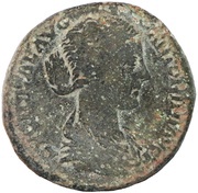 Sestertius - Lucilla VENVS S C; Venus obverse image