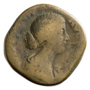 Sestertius - Lucilla VENVS S C; Venus and Victory obverse image