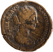 Sestertius - Lucilla VENVS S C; Venus and Victory obverse image