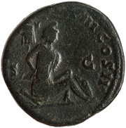 Sestertius - Lucius Verus TR POT V IMP III COS II S C, Rome, 165 reverse image
