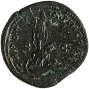 Sestertius - Lucius Verus TR POT V IMP III COS II S C, Rome, 165 reverse image
