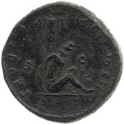 Sestertius - Lucius Verus TR POT V IMP III COS II S C, Rome, 165 reverse image