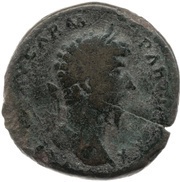 Sestertius - Lucius Verus TR P VI IMP III COS II PACI AVG S C obverse image